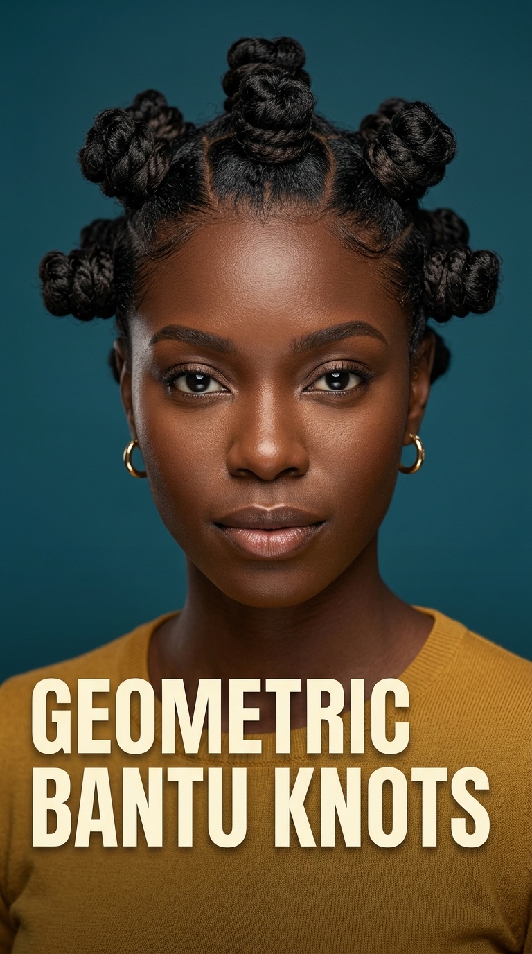 Geometric Bantu Knots