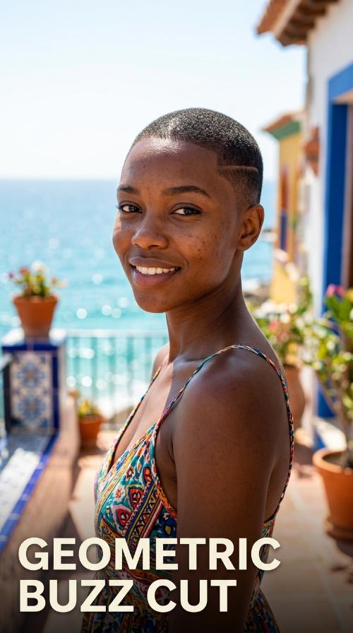 Geometric Buzz Cut