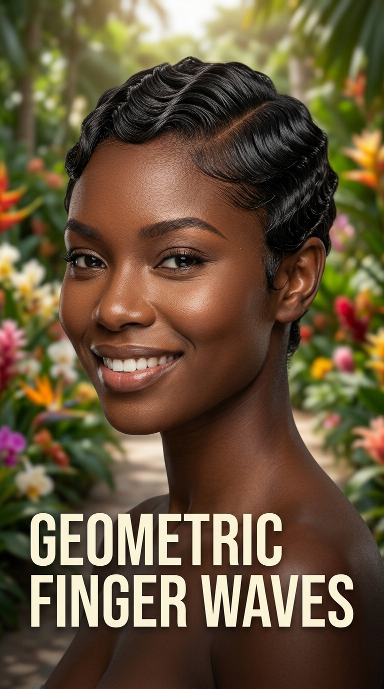 Geometric Finger Waves