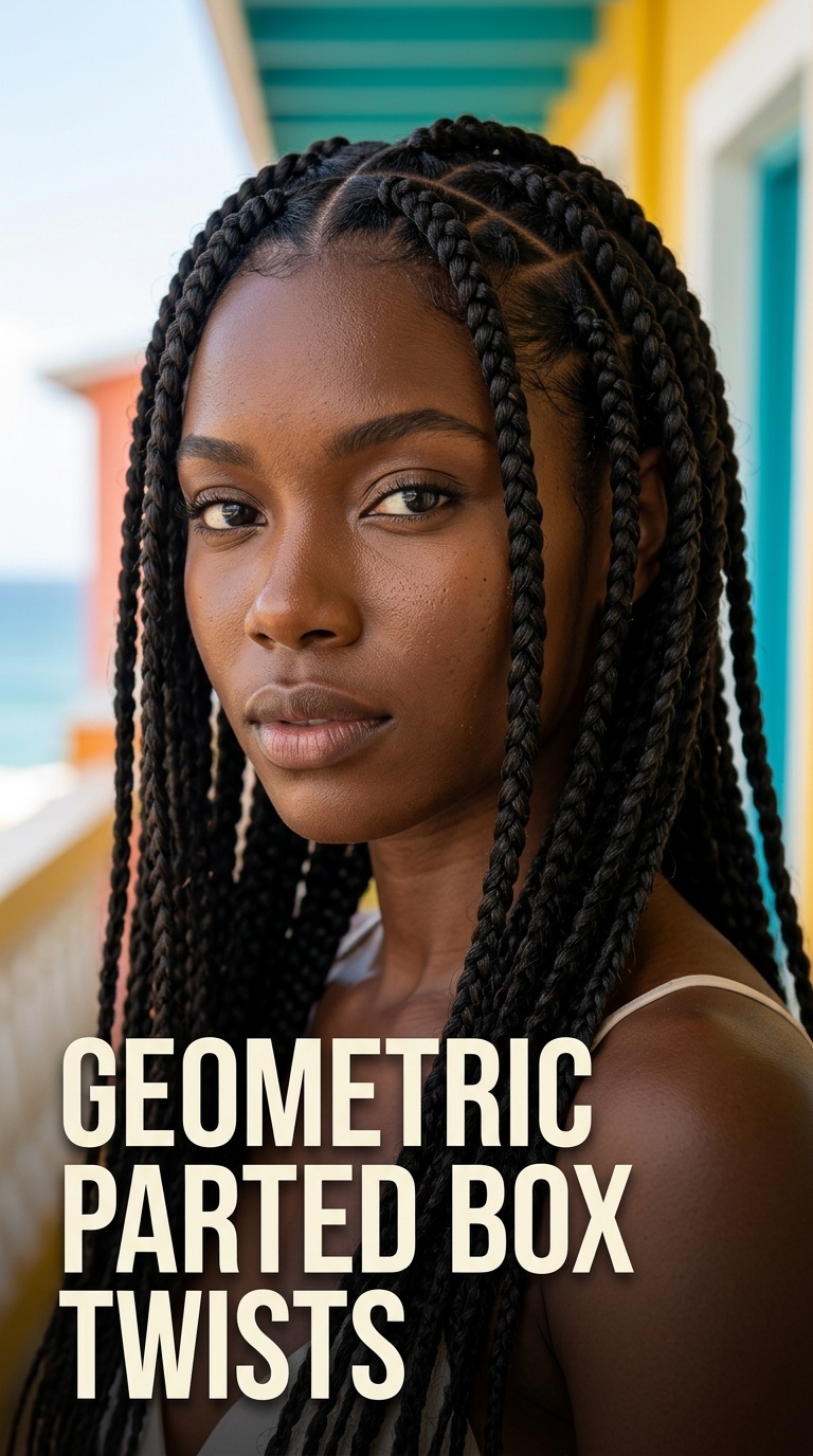 Geometric Parted Box Twists