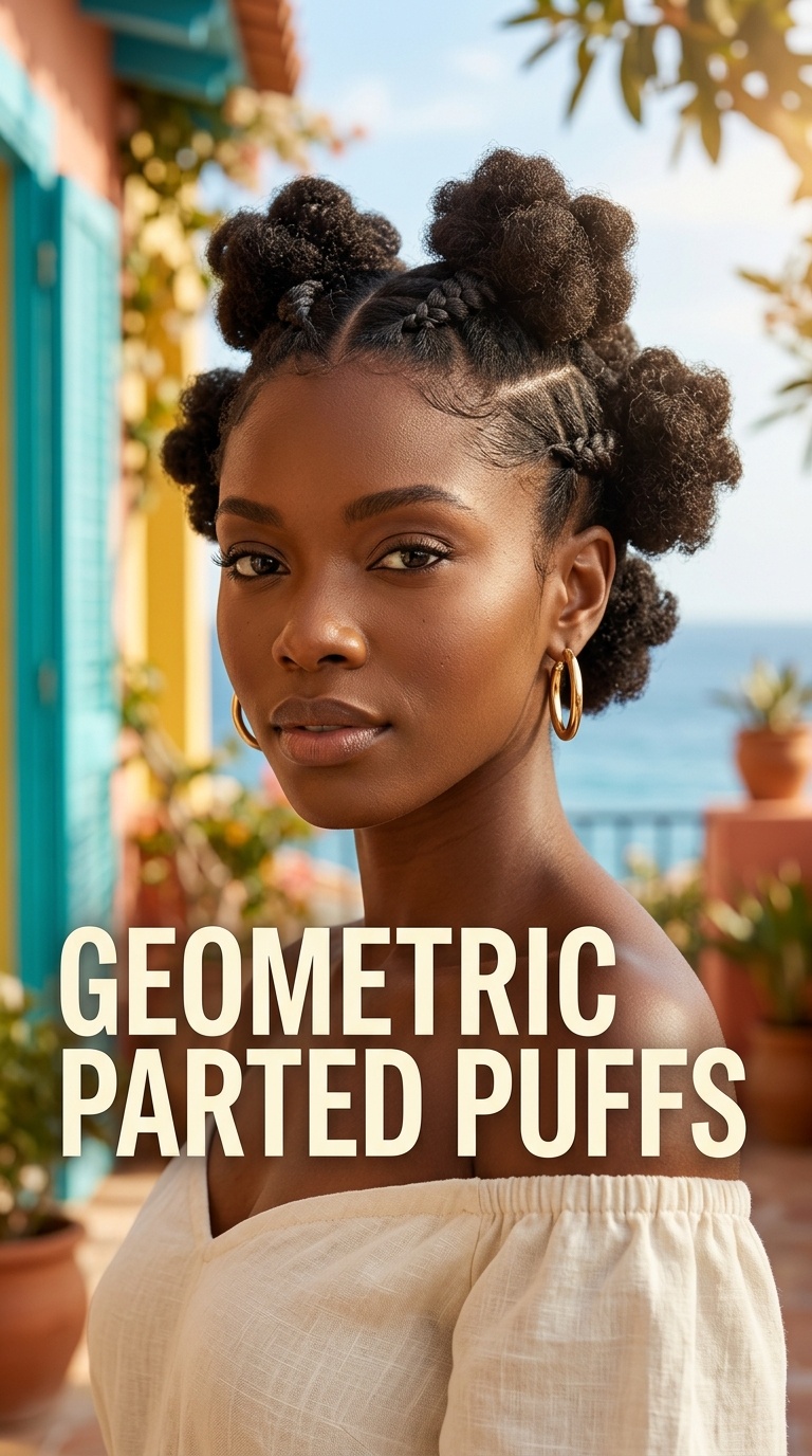 Geometric Parted Puffs