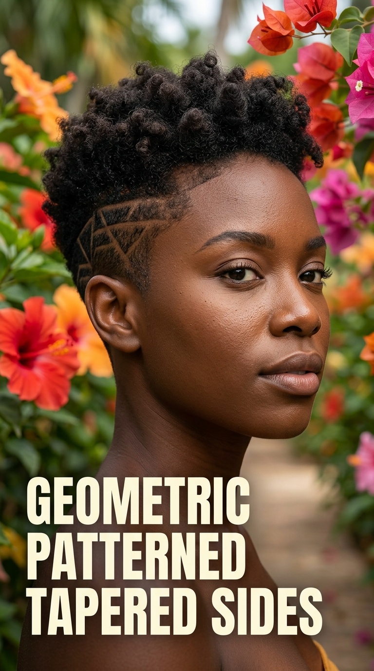 Geometric Patterned Tapered Sides