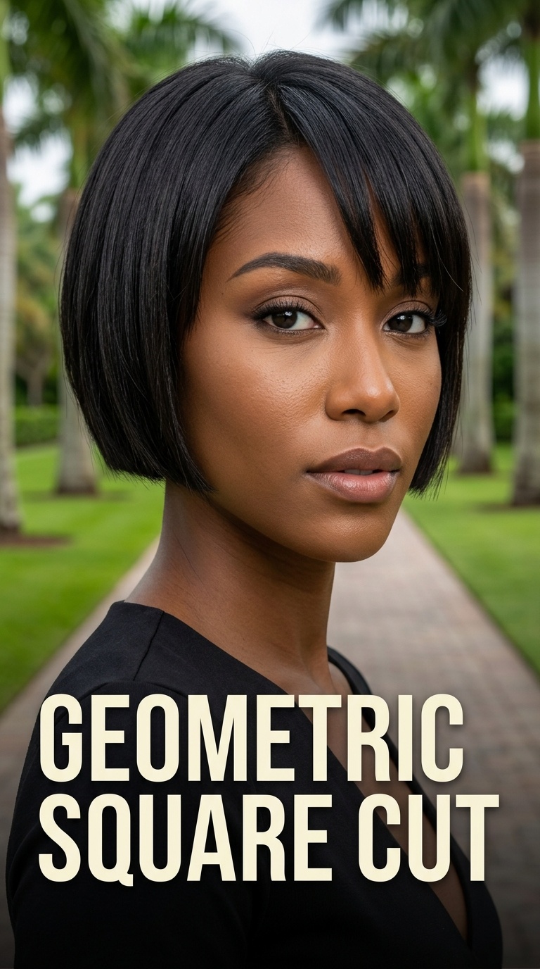 Geometric Square Cut