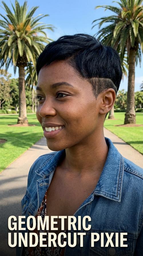 Geometric Undercut Pixie