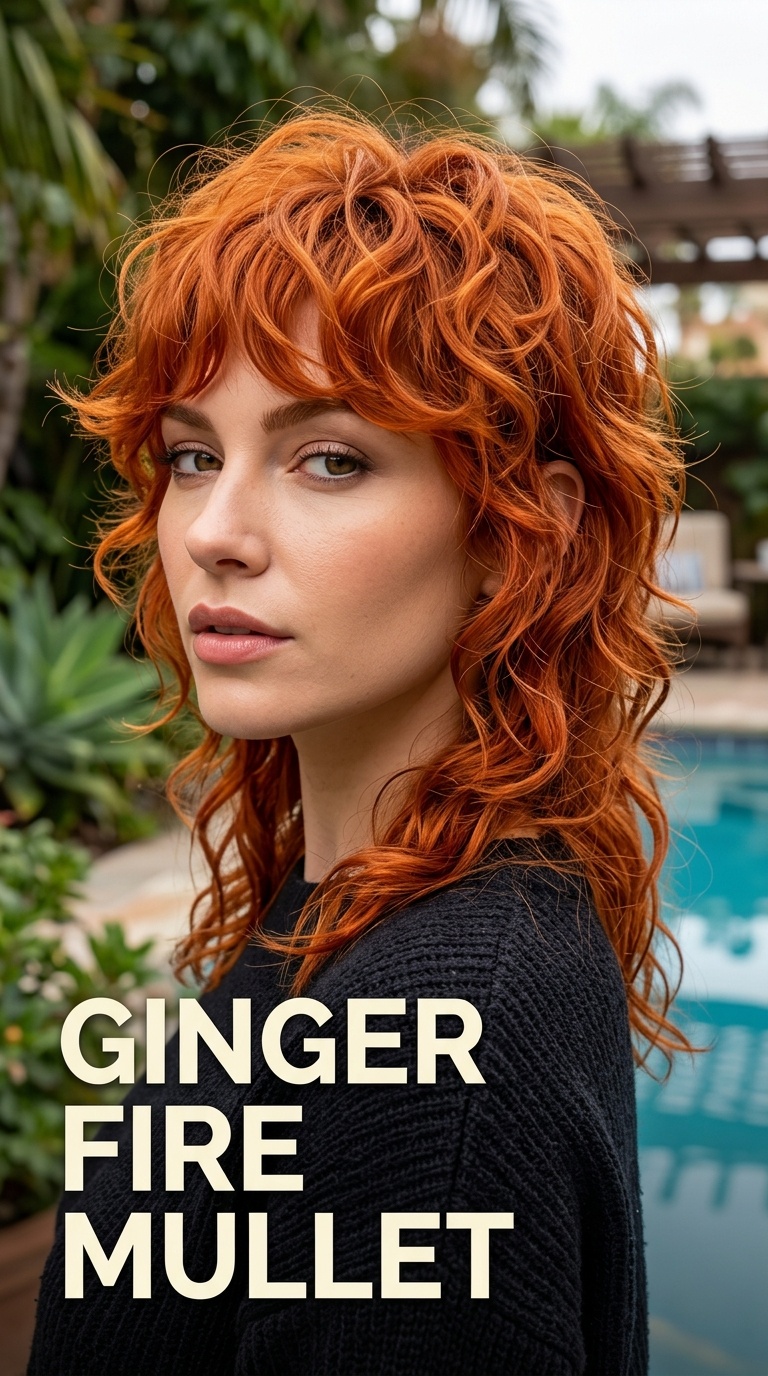 Ginger Fire Mullet