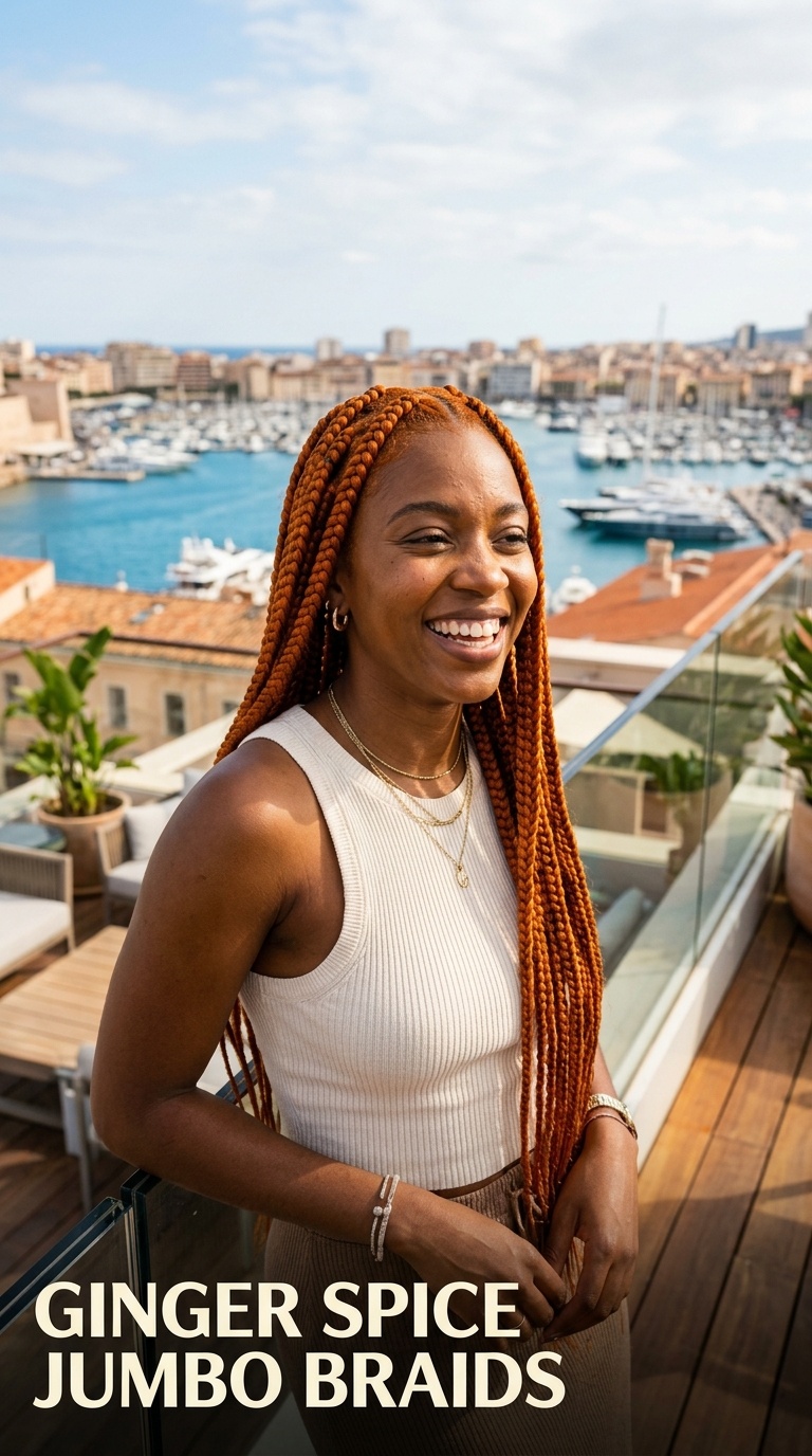 Ginger Spice Jumbo Braids