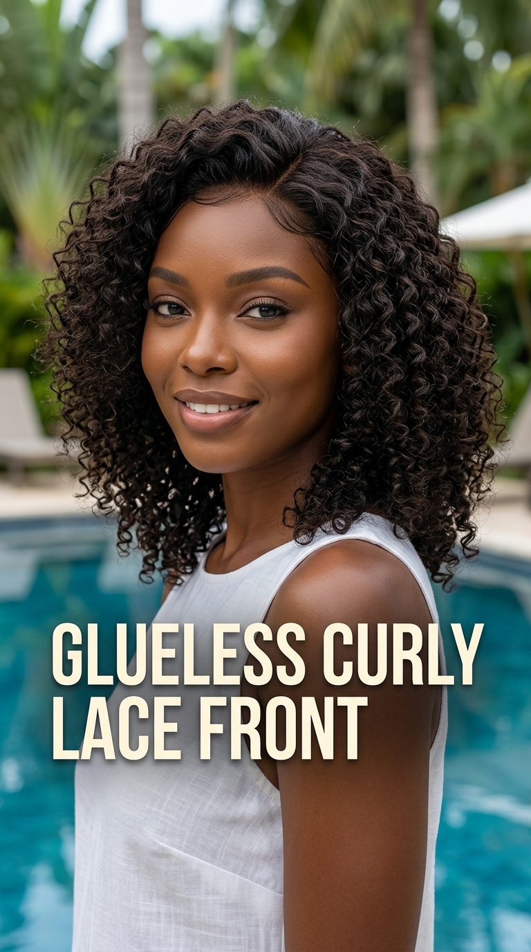 Glueless Curly Lace Front