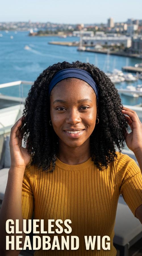 Glueless Headband Wig