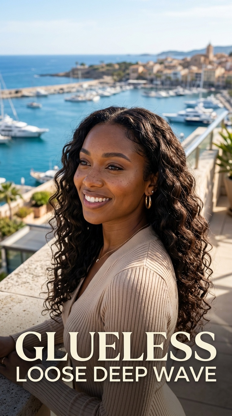 Glueless Loose Deep Wave