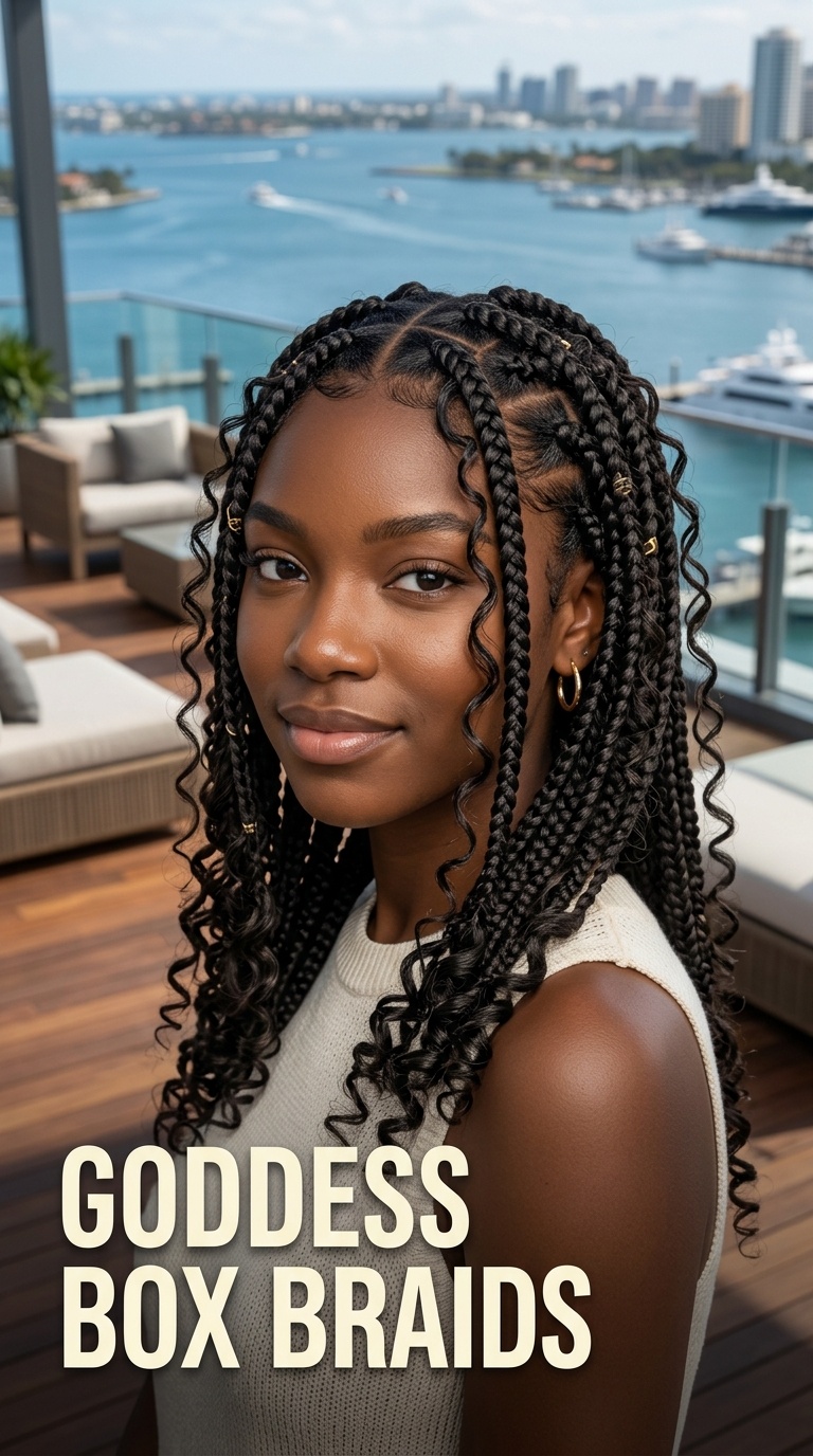 Goddess Box Braids