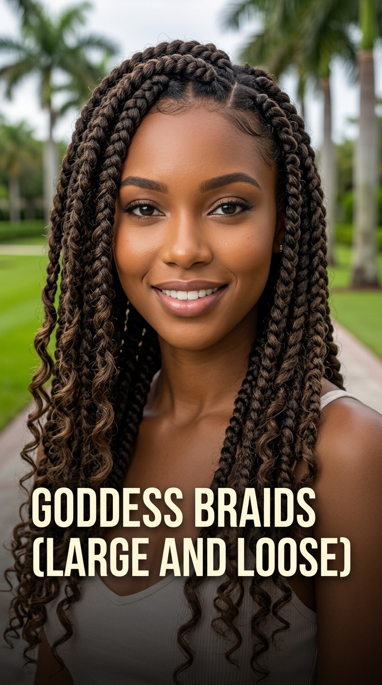Goddess Braids (Large and Loose)