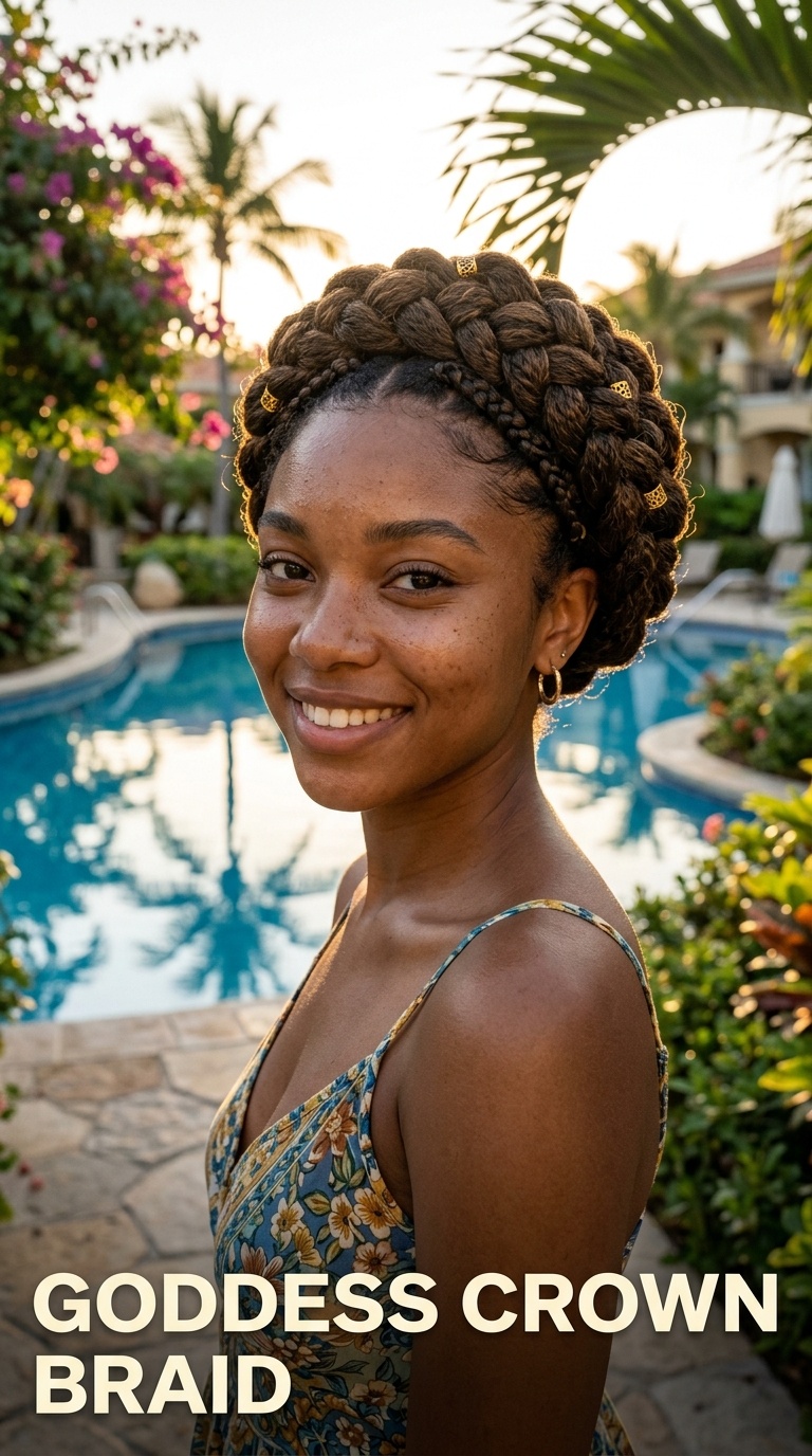 Goddess Crown Braid