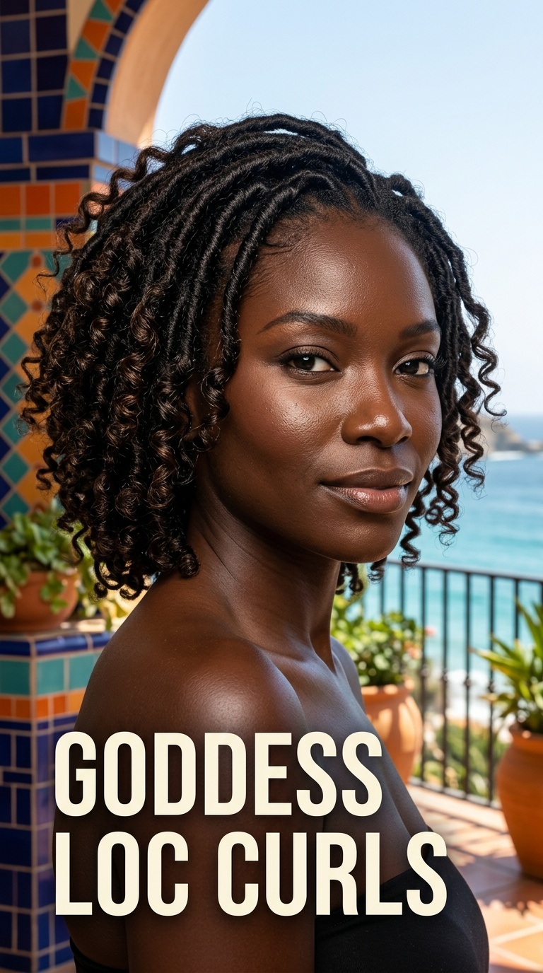 Goddess Loc Curls