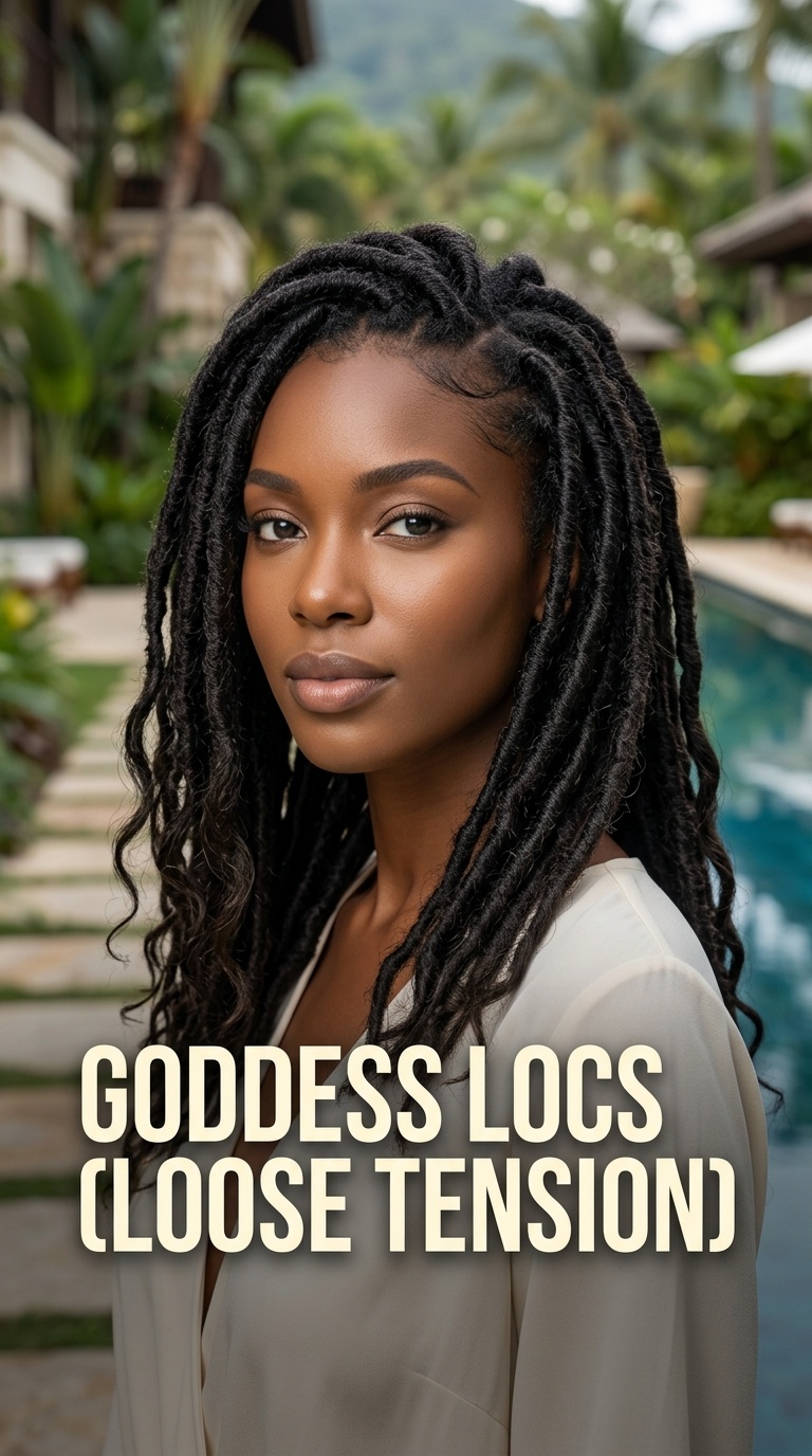 Goddess Locs (Loose Tension)