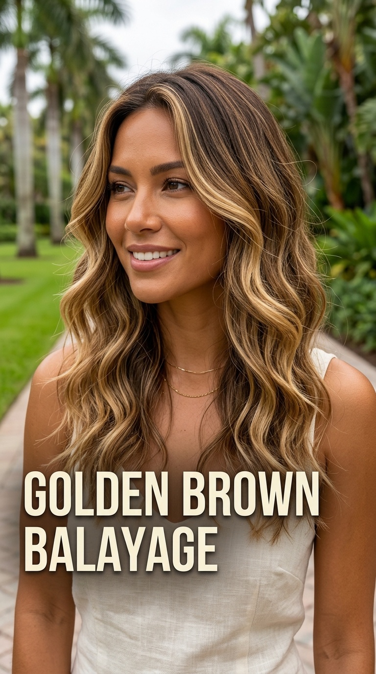 Golden Brown Balayage
