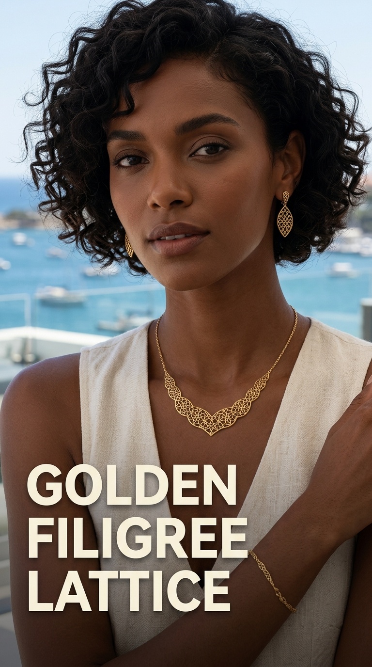 Golden Filigree Lattice