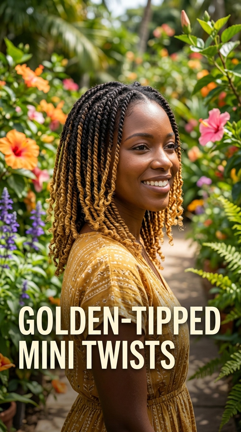 Golden-Tipped Mini Twists