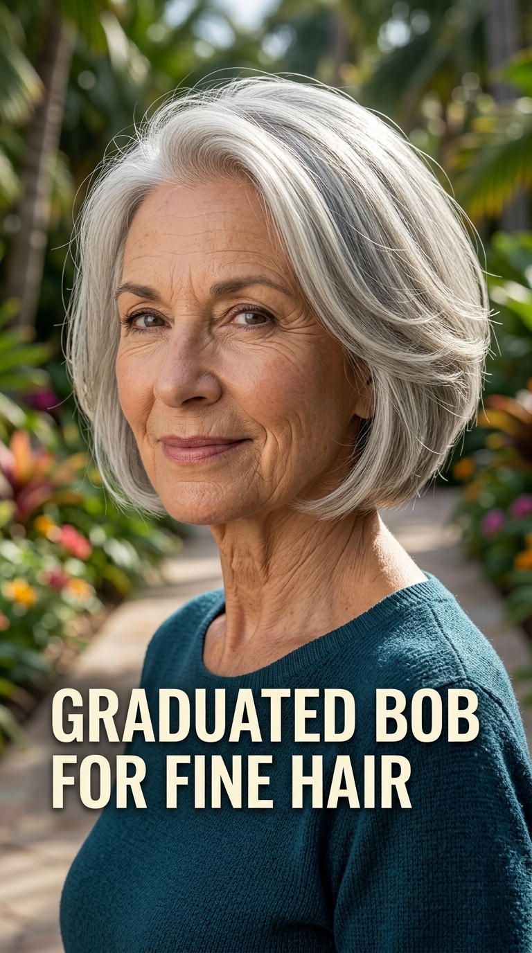 Graduated Bob for Fine Hair