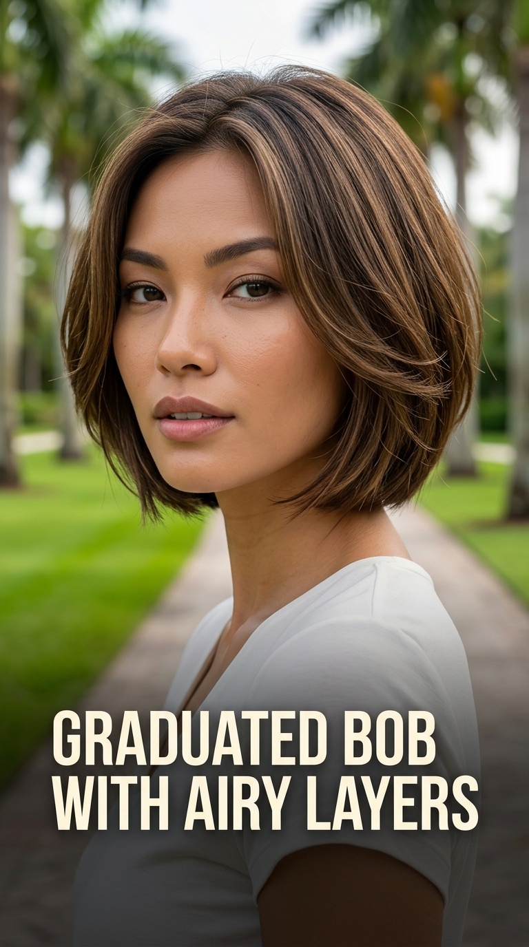 Graduated Bob with Airy Layers