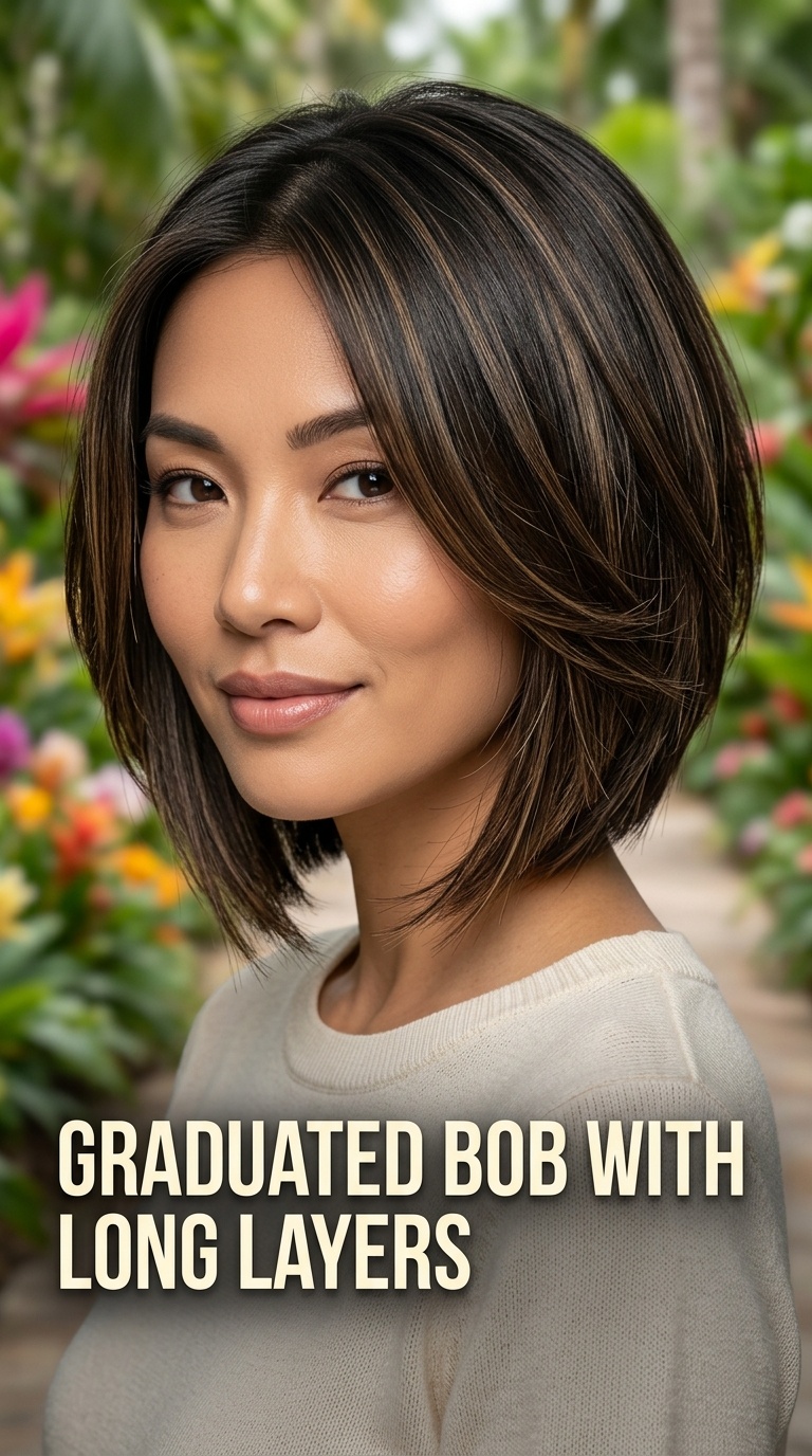 Graduated Bob with Long Layers