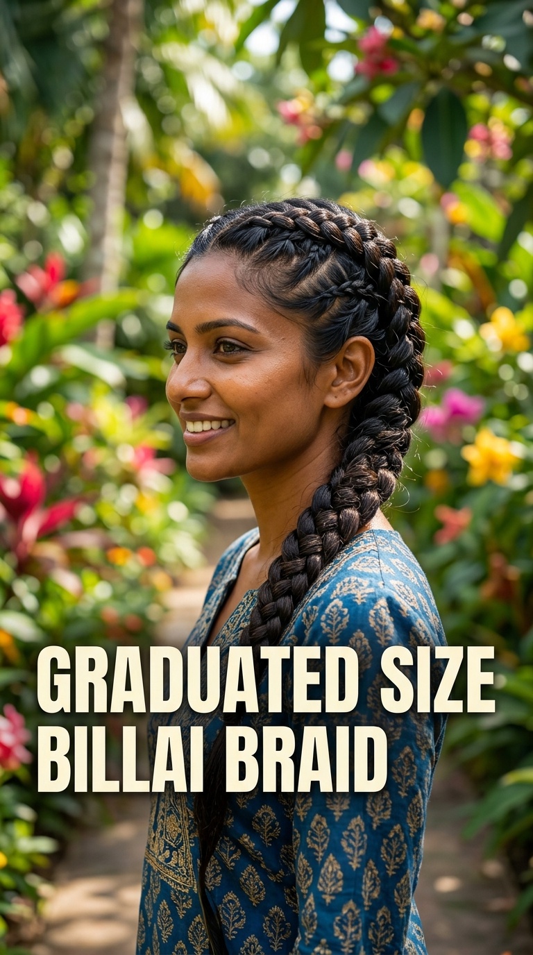 Graduated Size Billai Braid