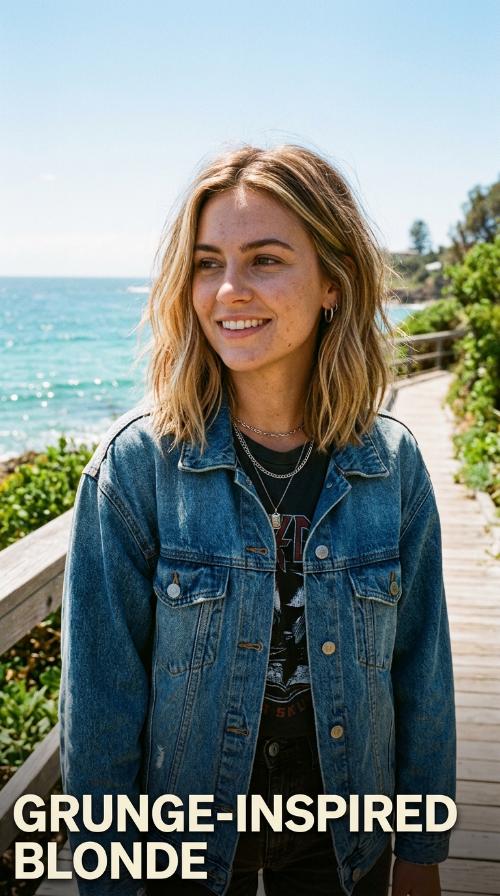 Grunge-Inspired Blonde