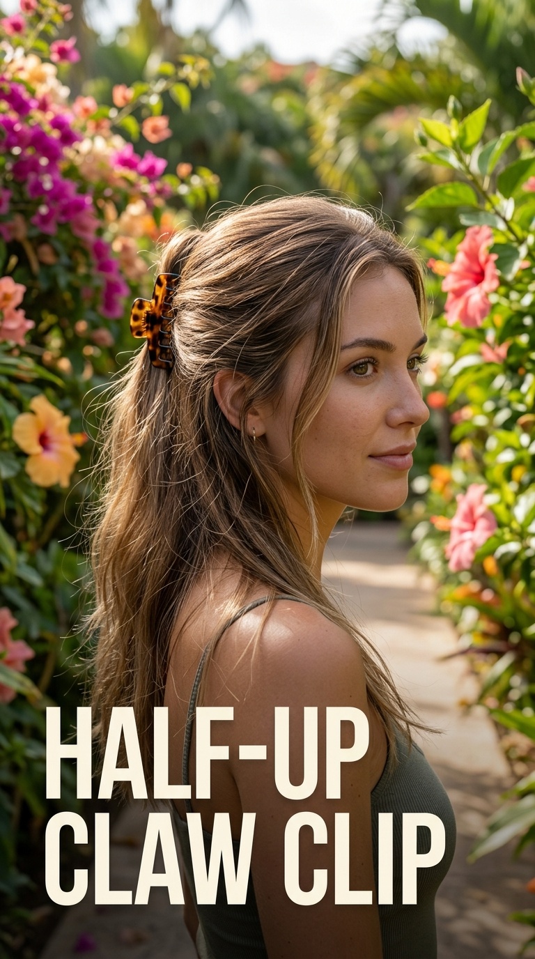 Half-Up Claw Clip