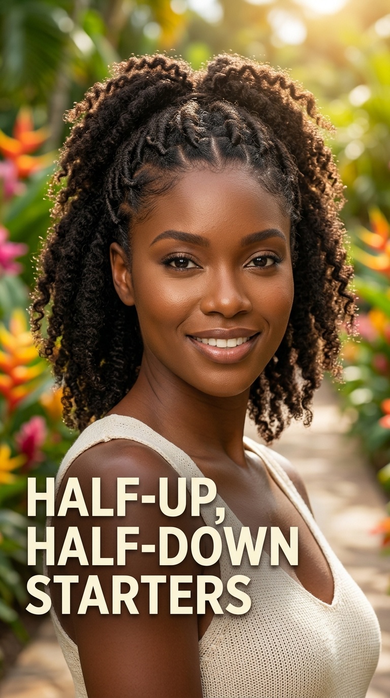 Half-Up, Half-Down Starters