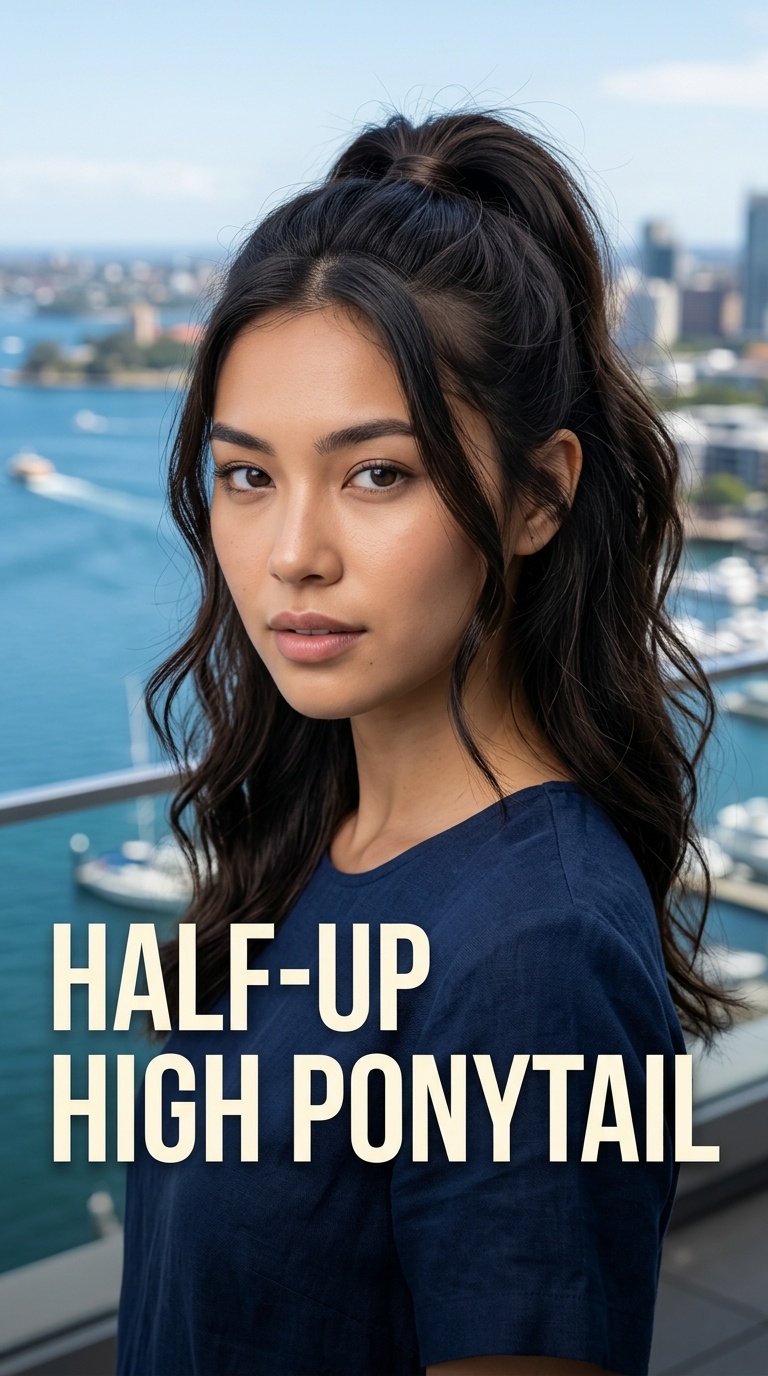 Half-Up High Ponytail