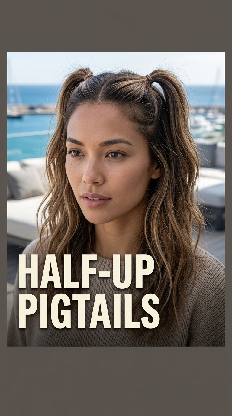 Half-Up Pigtails