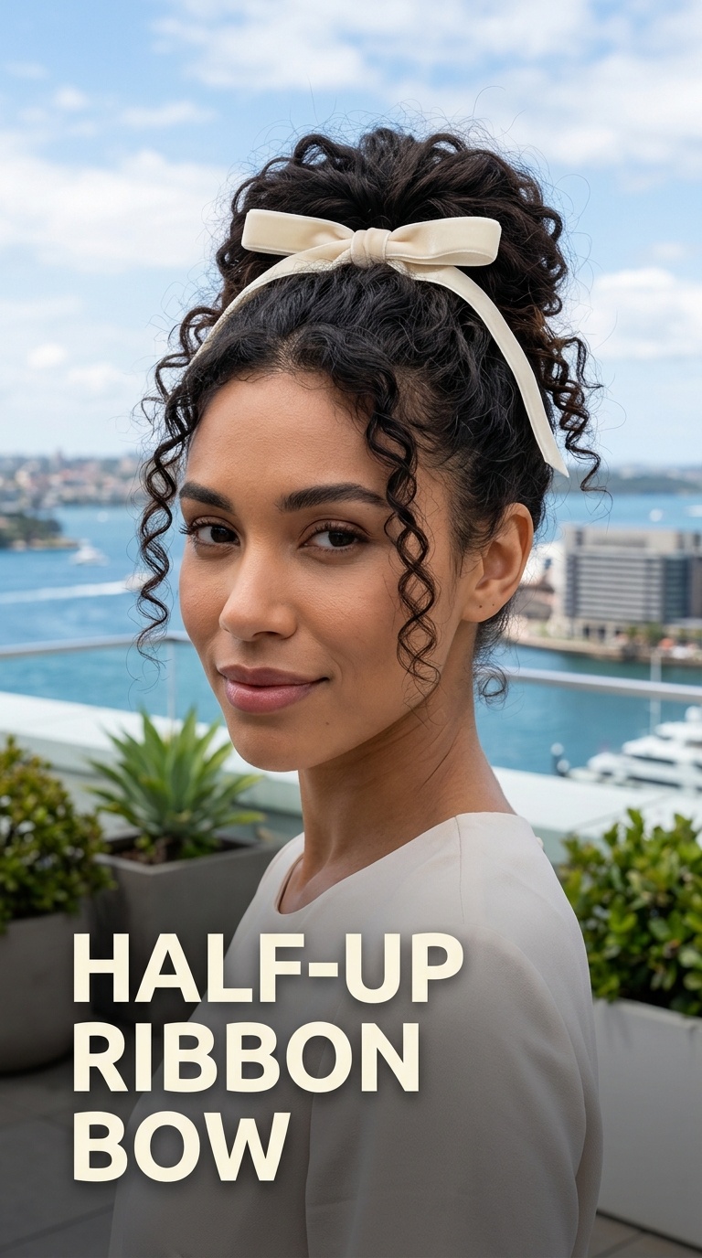 Half-Up Ribbon Bow