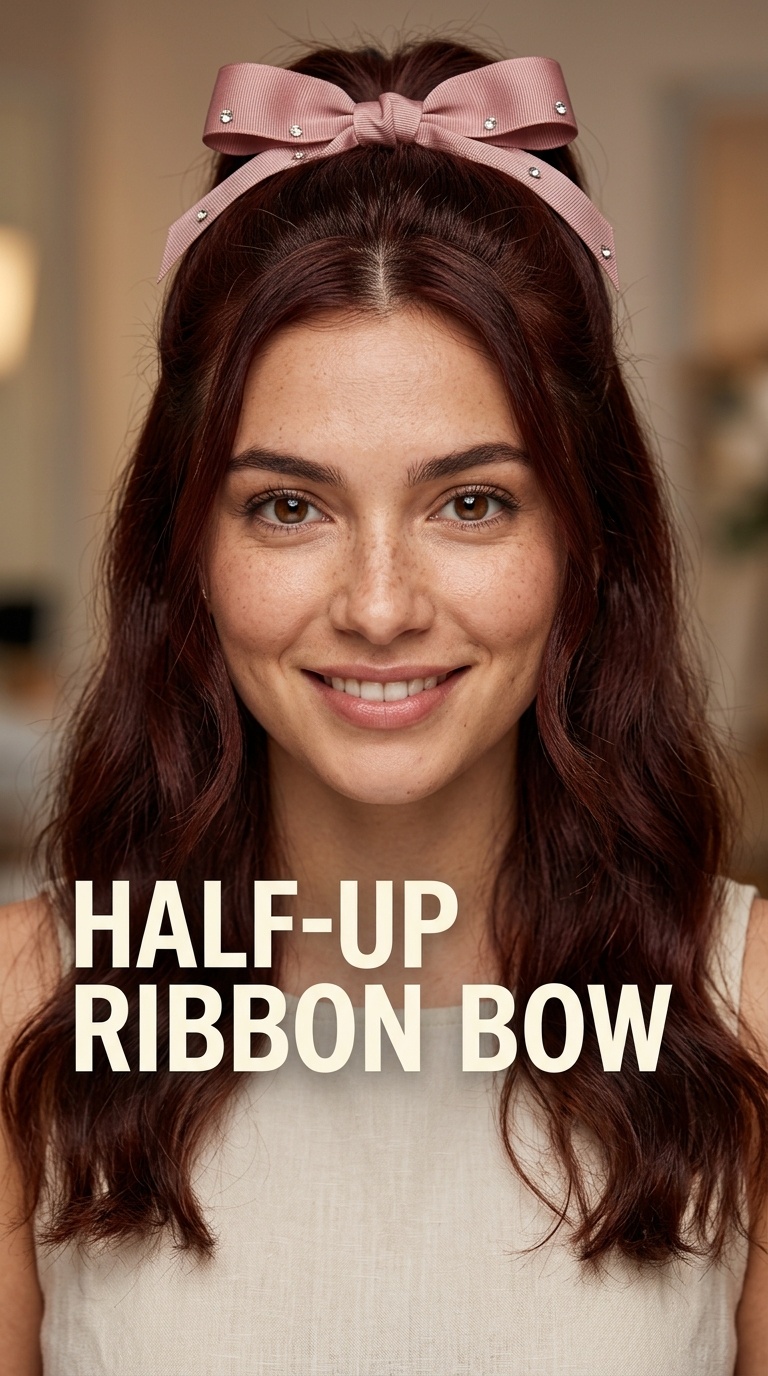 Half-Up Ribbon Bow