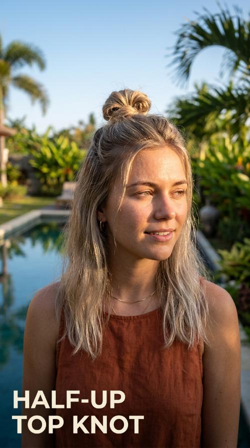 Half-Up Top Knot