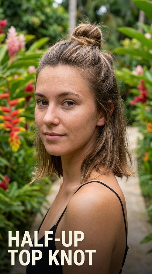 Half-Up Top Knot