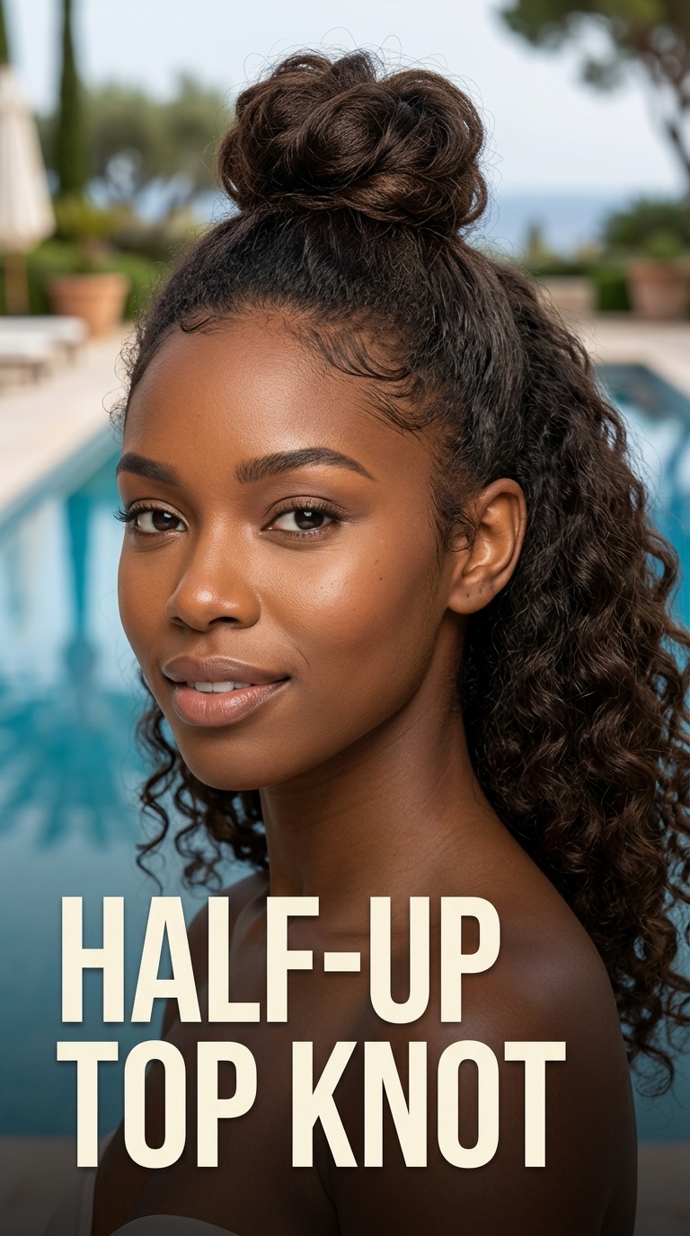 Half-Up Top Knot