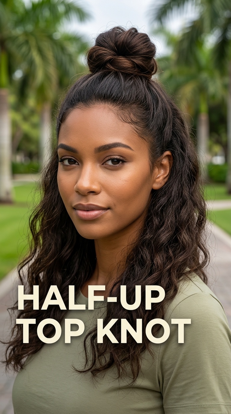 Half-Up Top Knot