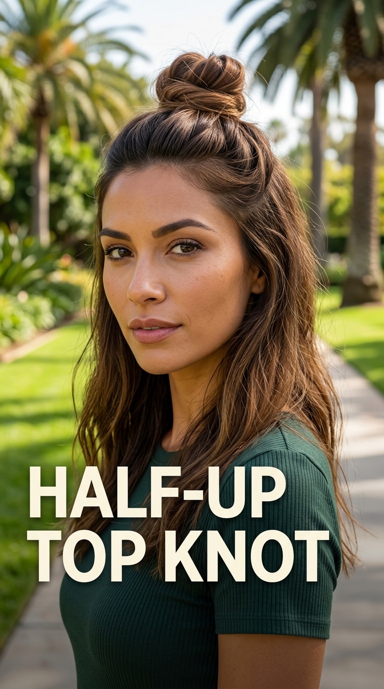 Half-Up Top Knot