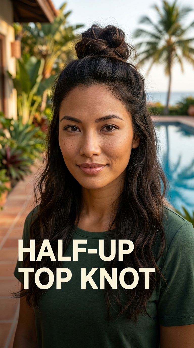 Half-Up Top Knot