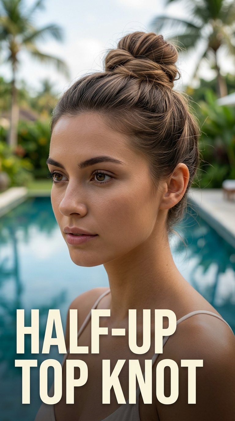 Half-Up Top Knot