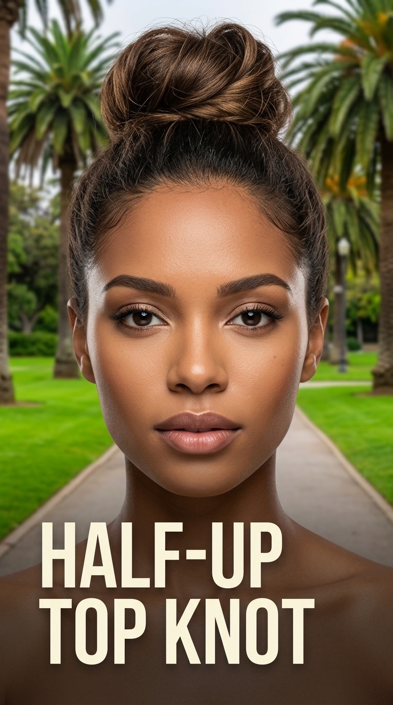Half-Up Top Knot
