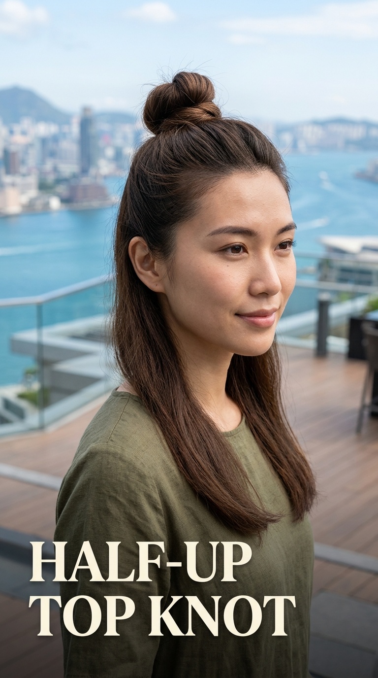 Half-Up Top Knot