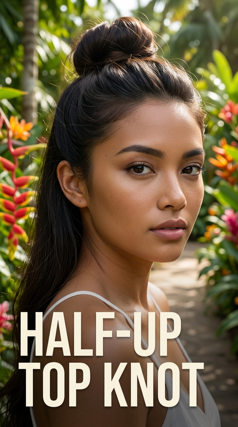 Half-Up Top Knot