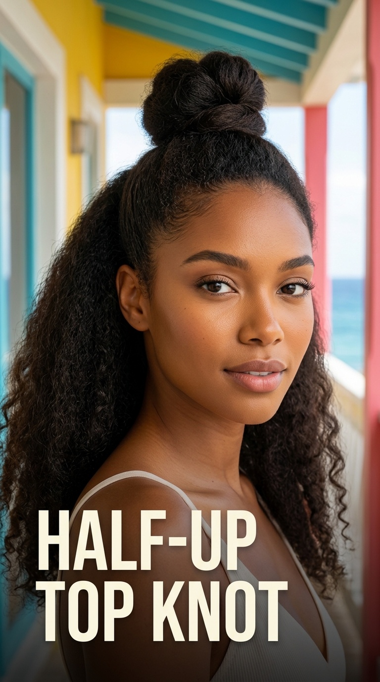 Half-Up Top Knot