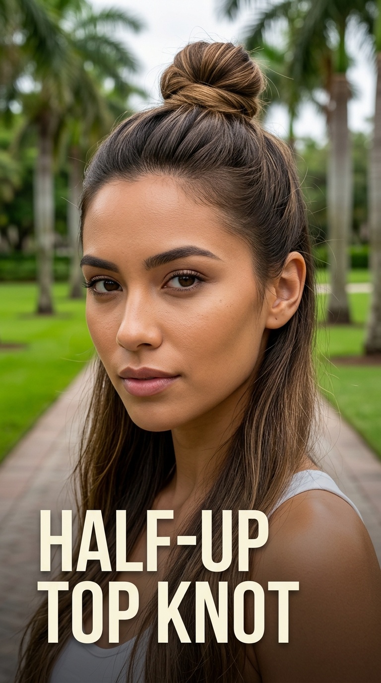 Half-Up Top Knot