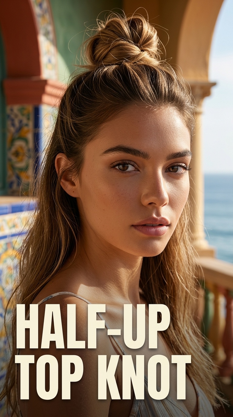 Half-Up Top Knot