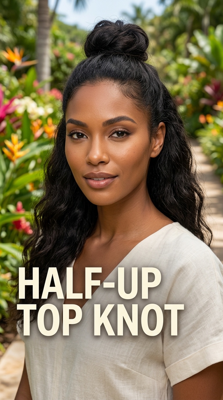 Half-Up Top Knot