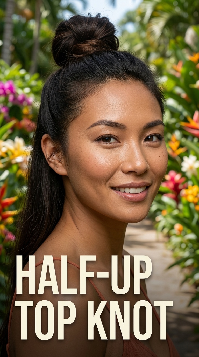 Half-Up Top Knot