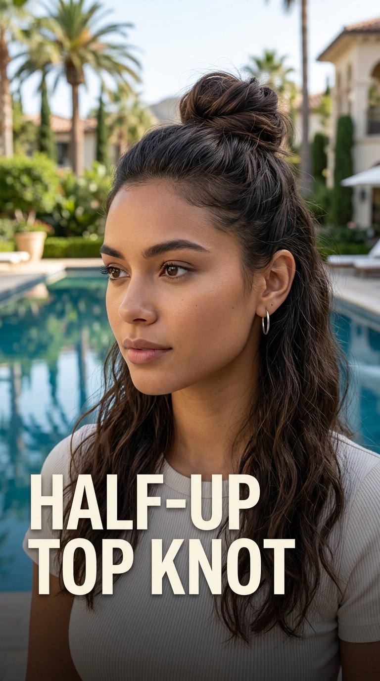 Half-Up Top Knot