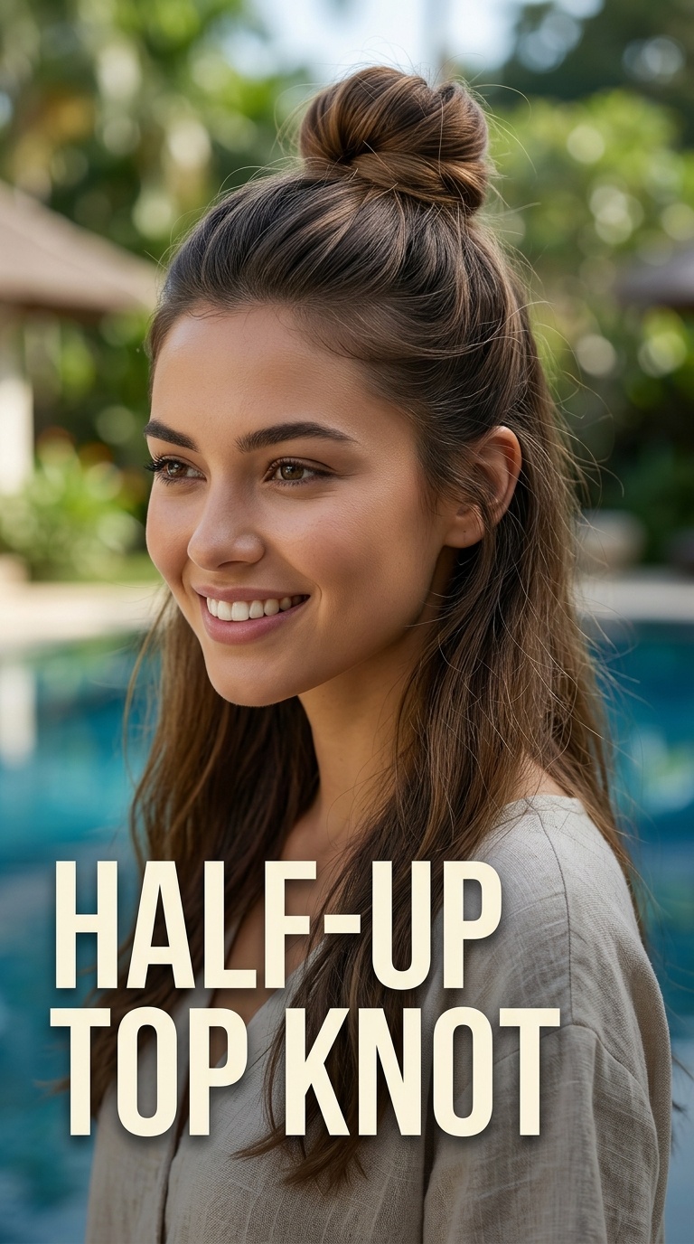 Half-Up Top Knot