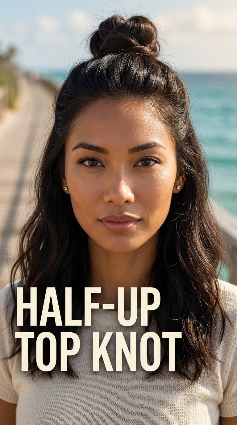 Half-Up Top Knot